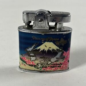 Vintage Prince Automatic Super Lighter  Memory of Japan Souvenir Lighter